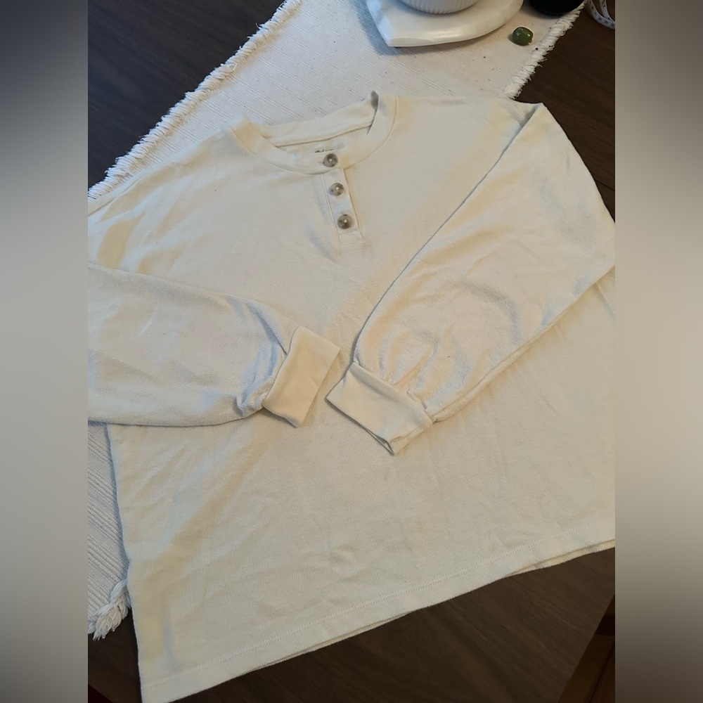 Madewell Button Henley Shirt